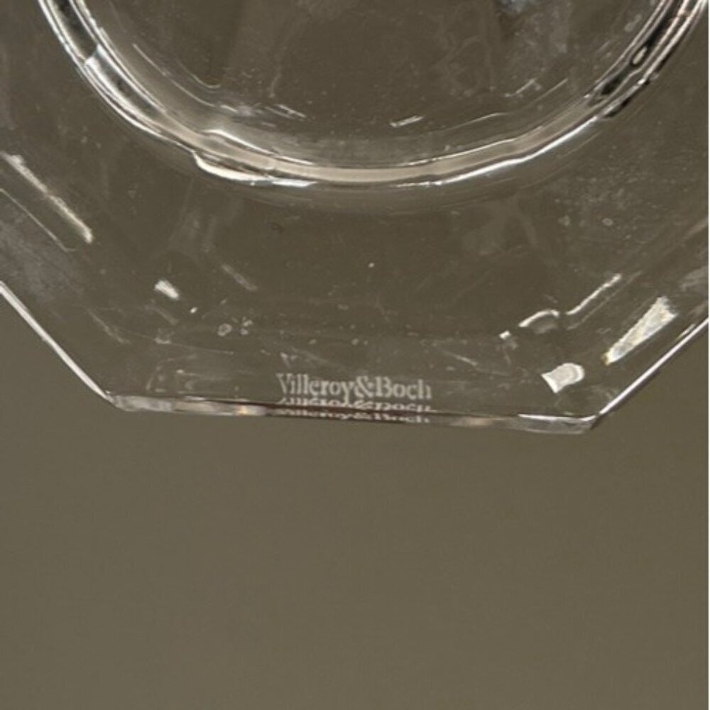 Pair of Villeroy + Boch Crystal 3 Arm Candelabra 12” H - Picture 5 of 5